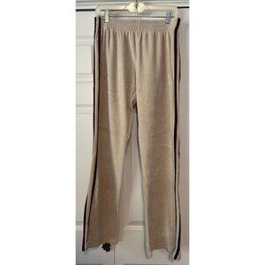 SouthPole tracksuit bottoms velour Y2K tan brown women XL pants lounge 1990s VTG